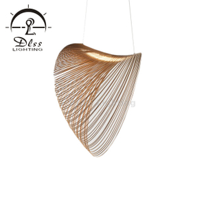 Художественная подвесная лампа Лазерная резка дерева Дизайнерская подвесная лампа Подвесная лампа в плоской упаковке