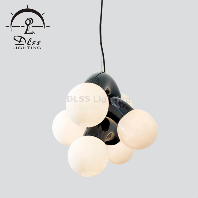 Лампа Deco Modern Illuminacion Design Lamp Silver/Black Подвесные светильники
