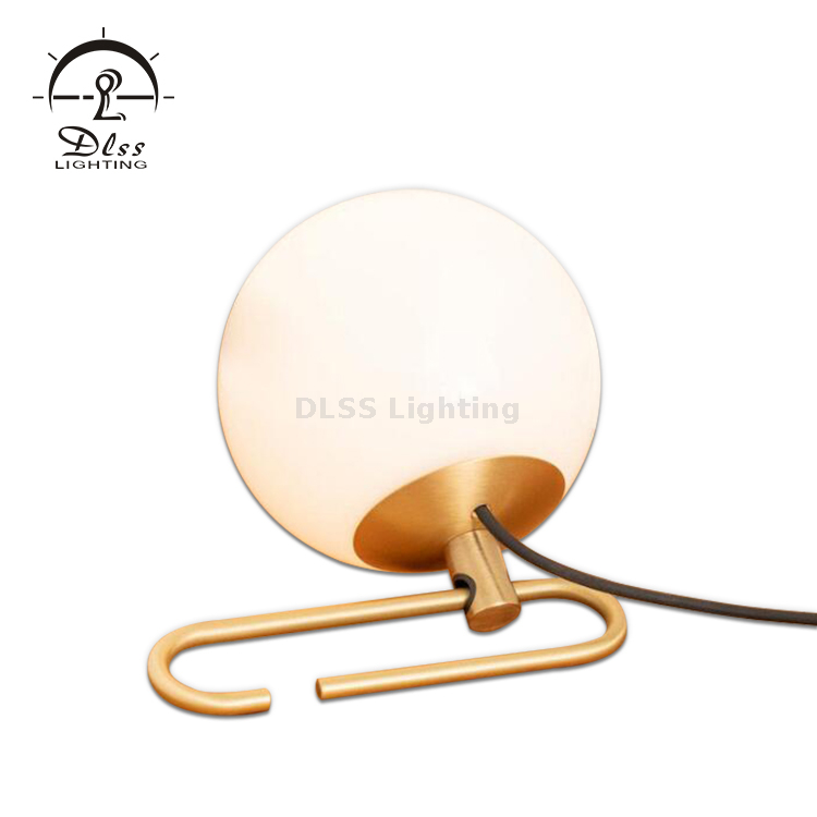 DLSS Лампы и освещение Подходящие к мебели Регулируемая настольная лампа Globe Glass