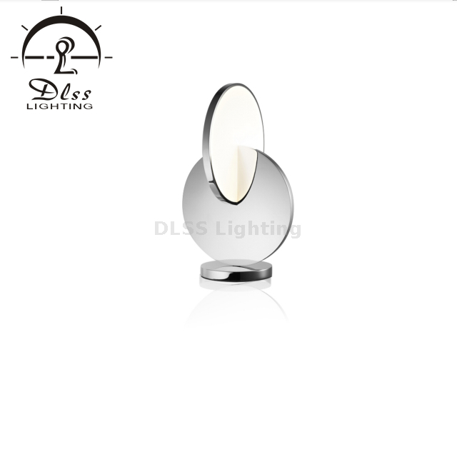 Ведущий поставщик на заводе Shiny Silver LED Table Lamp 10305T