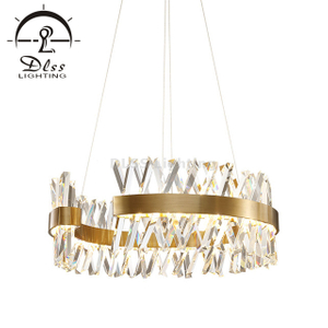 Производитель Luxury Gold Crystal Bar X LED Chandelier 9967